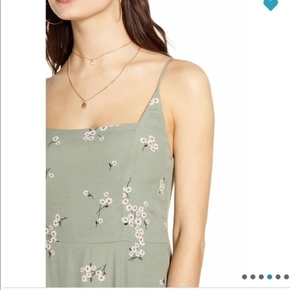 Green floral dress - Picture 5 of 6